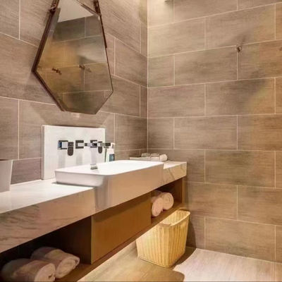 Cerâmica Look Stone Plástico Composite SPC Clique Vinyl Plank piso para azulejos de parede de cozinha comercial