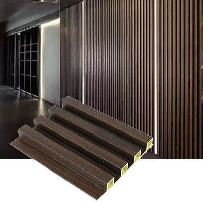 Wpc painel de parede madeira plástico composto revestimento de parede materiais decorativos interiores