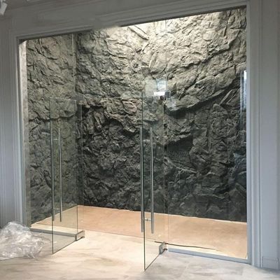 Peso leve decorativo de pedra de PU painel de parede Wpc interior