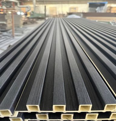 Painel de parede de plástico composto de madeira interior wpc painel de parede flutuado parede moderna