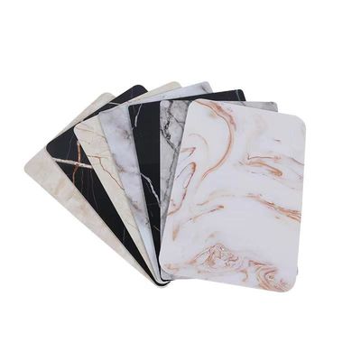 1220*2440mm Pvc UV Marble Sheet Board Leve 3 mm ou 4 mm Espessura
