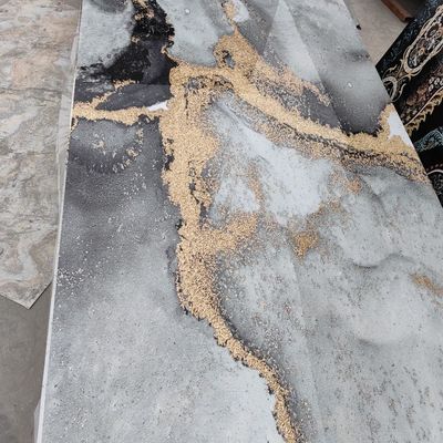 PVC de alta densidade espuma 1220*2440 Folha de PVC de mármore UV Quadro UV impermeável