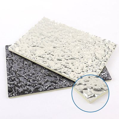 8 mm de bambu carvão de madeira grão wpc interior decorativo de painel de parede