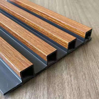 Painel de Parede Interior Wpc Pvc Fat 3D Decor Wpc Painel de Parede para Interior Hotel Design de Bambu