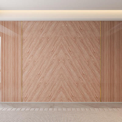 Painel de folheado de madeira de carvão de bambu direto da fábrica Painel de parede de fibra de carvão de bambu Mármore de bambu e carvão