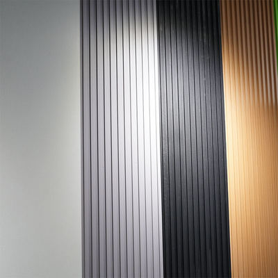 Painel de Parede WPC Impermeável para Fundo de TV para Decoração de Interiores em Hotéis e Apartamentos Feito de Plástico