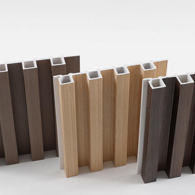 Melhor Preço Painéis de Revestimento de Parede Wpc Recém-Projetados Decoração de Parede Interior Canelada