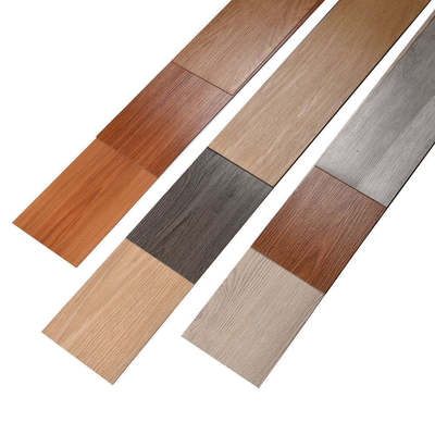 Piso de Vinil de Luxo (LVT) 2mm 3mm 4mm Impermeável à Prova de Fogo Autocolante PVC Vinil Plank para Casa Escritório