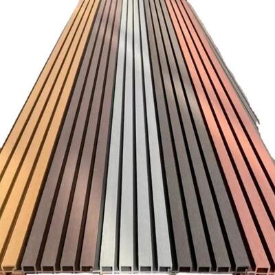 Painéis de parede de exterior WPC à prova d'água de alta qualidade Materiais compostos madeira-plástico para decoração exterior