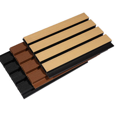 Painel de Parede WPC Moderno para Exterior Fácil de Instalar e Design Clássico Característica Impermeável para Espaços Externos