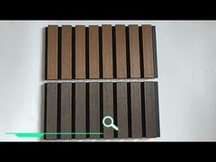 Painel de parede laminado revestimento de madeira plástico composto WPC painel de parede e teto revestimento de madeira laminado