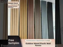 Painéis de parede WPC PVC com grão de madeira de alta qualidade para decoração de interiores