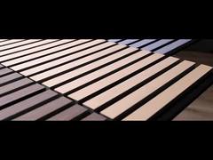 Painel de parede de madeira acústico