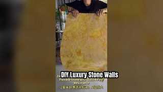 A instalação fácil de DIY dos painéis de parede de pedra macia flexíveis