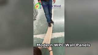 Painéis de parede WPC para casas modernas